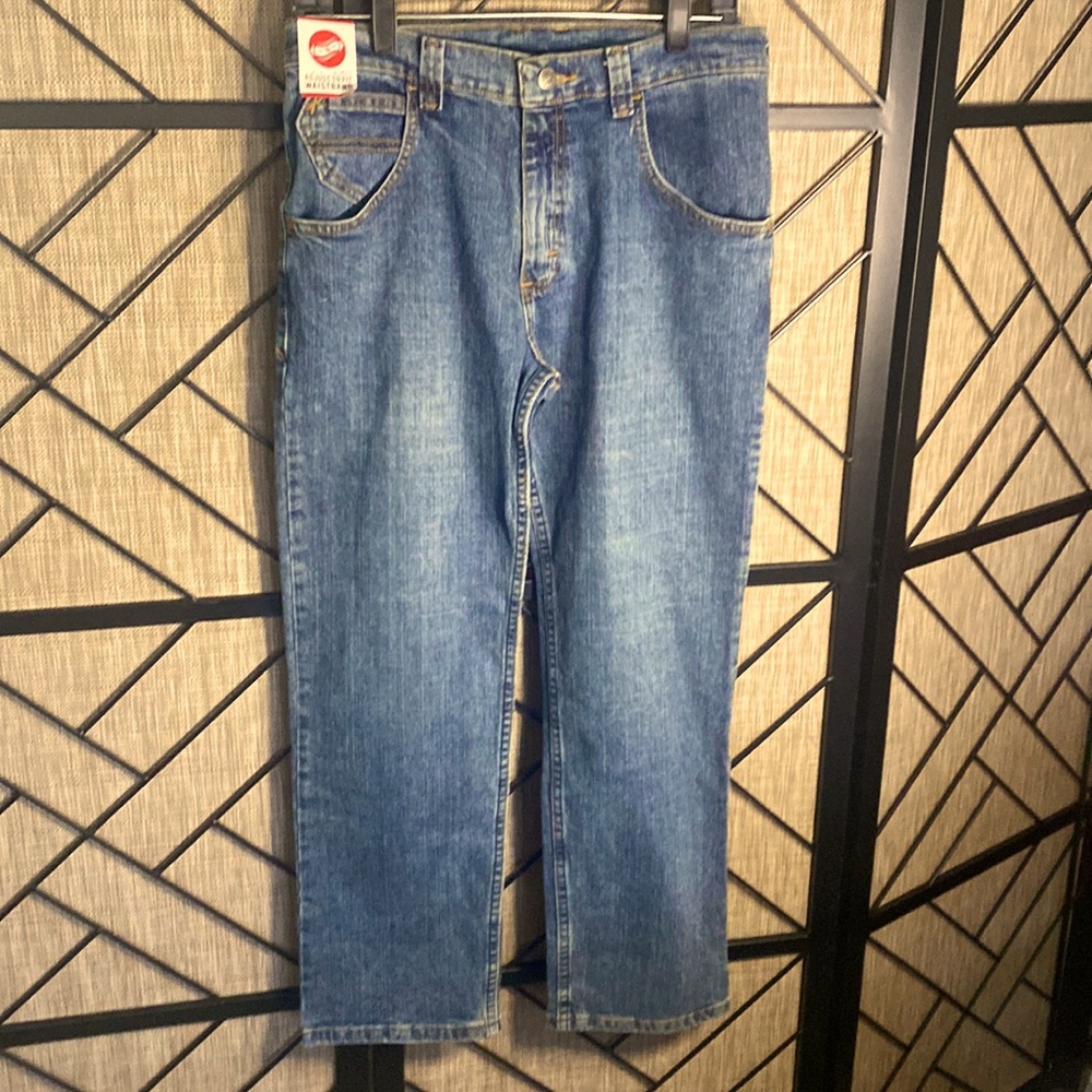NEW WRANGLER SIZE 14 HUSKY JEANS BLUE DENIM